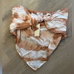 Aerie Tie-Dye Strapless Top